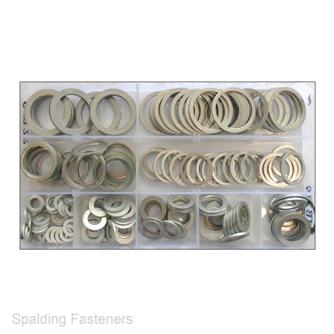 Assorted Metric Aluminium Flat Washers - M6 To M22