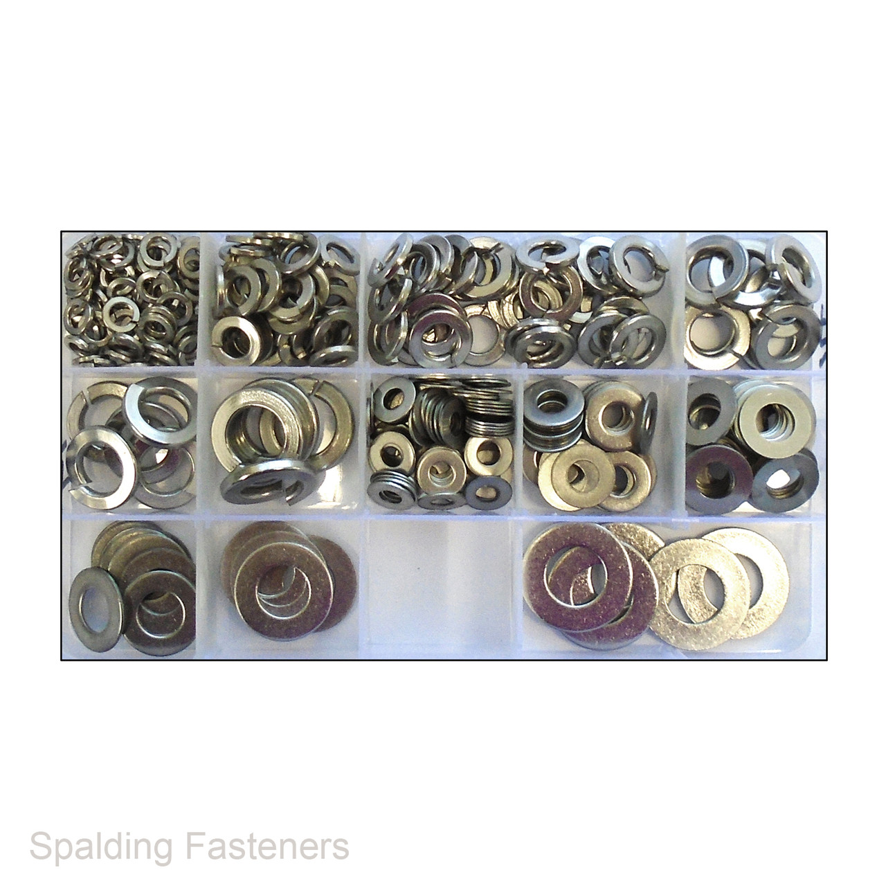 Assorted Imperial A2 Stainless Flat & Spring Washers