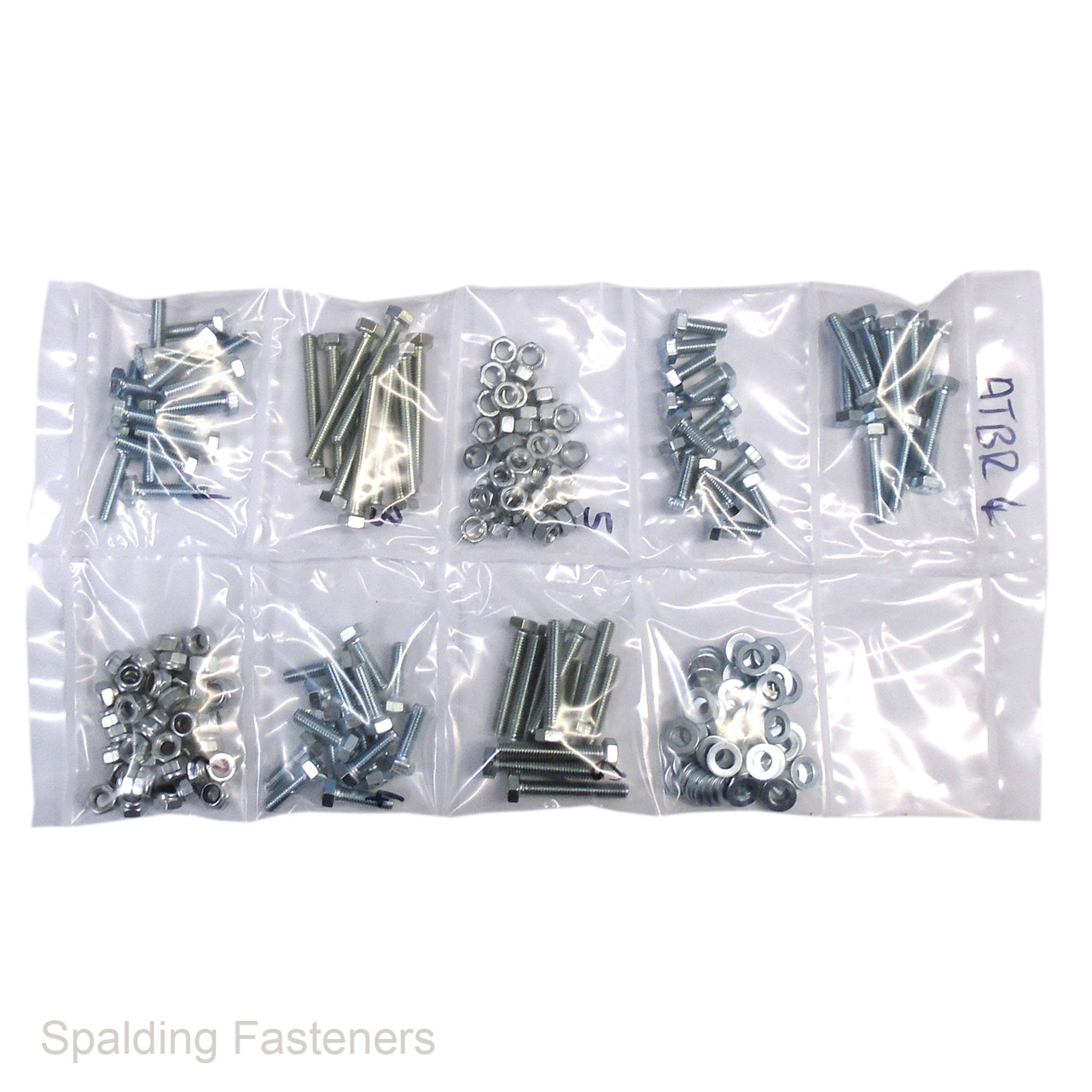 Assorted M5 Zinc Plated Nuts, Bolts & Washers