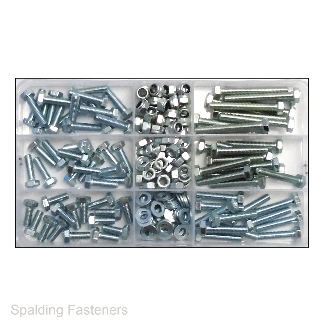 Assorted M5 Zinc Plated Nuts, Bolts & Washers