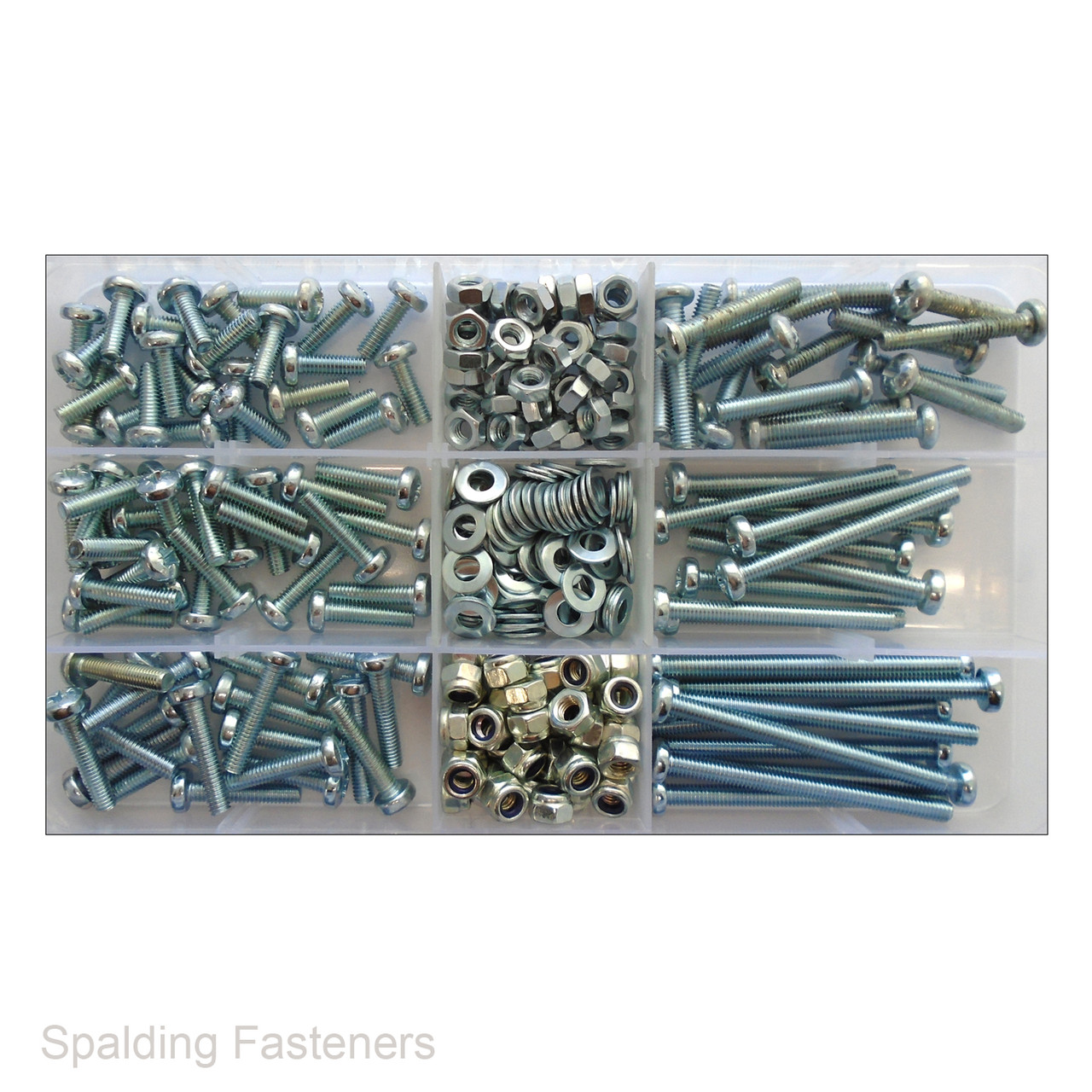Assorted M3 Metric Zinc Plated Pan Pozi Machine Screws