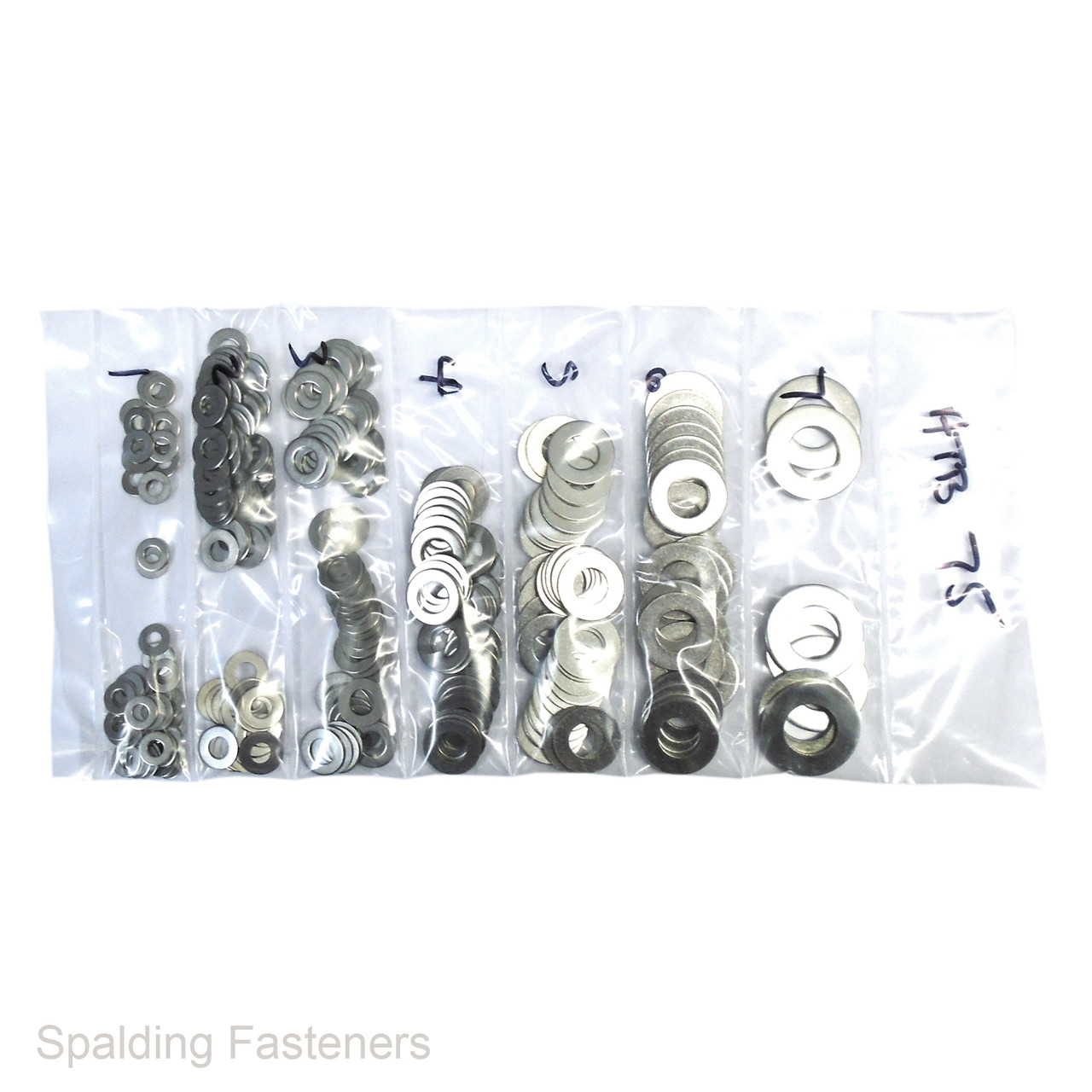 Assorted A2 Stainless Flat Imperial Washers