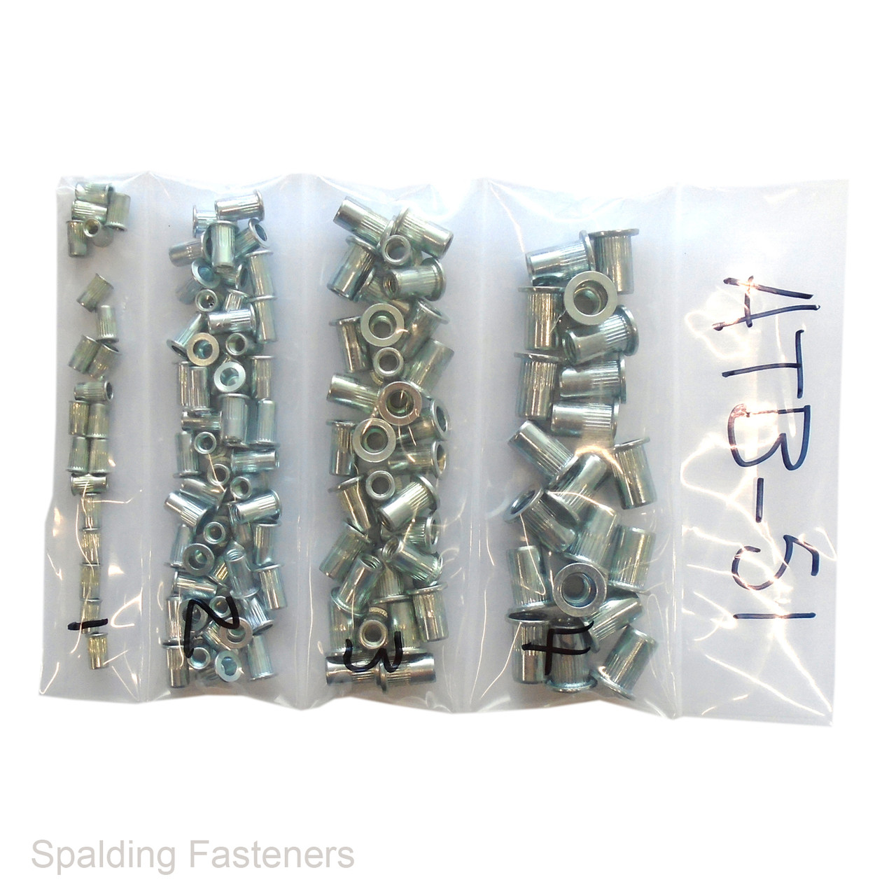 Assorted Metric Steel Riv Nuts