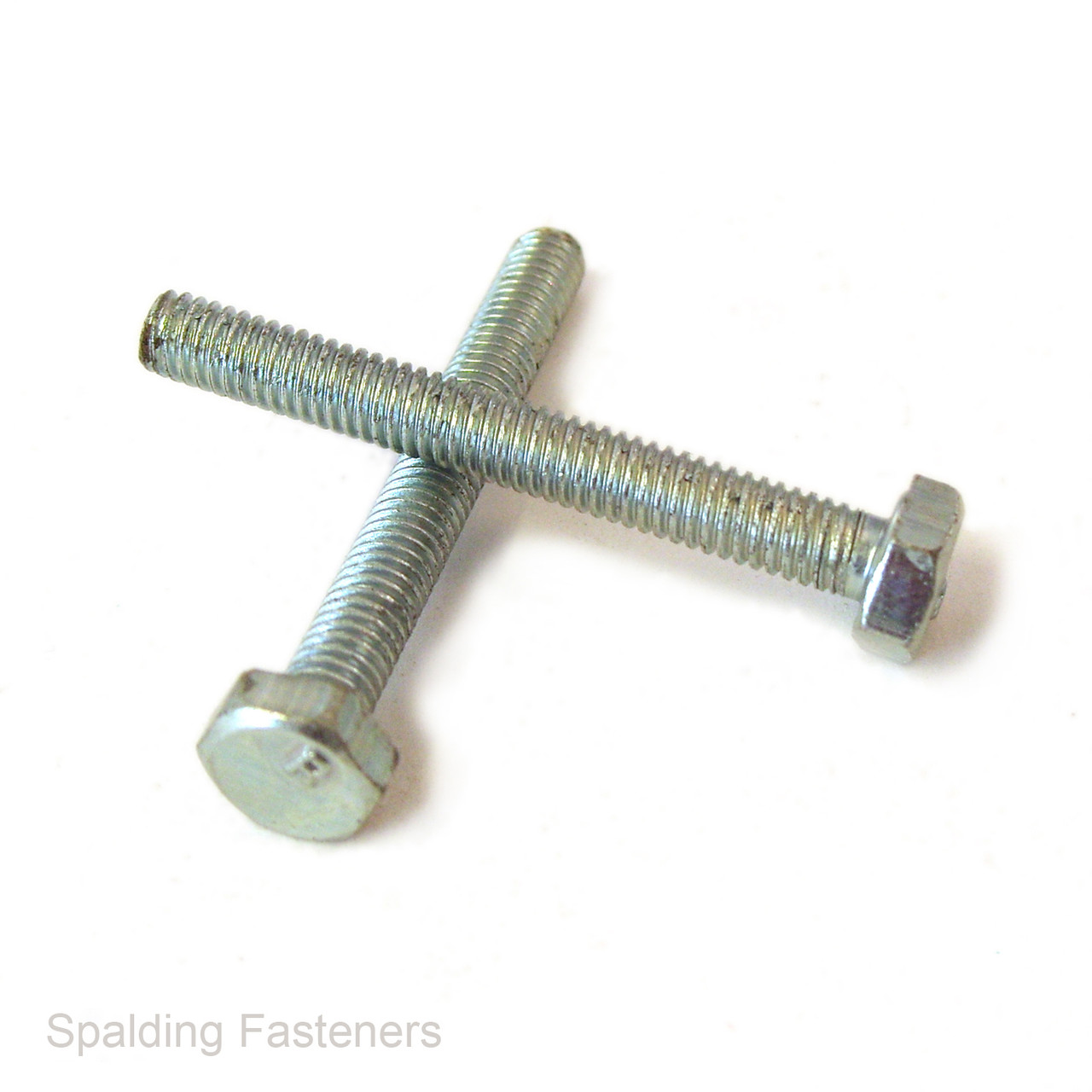 Assorted M6 & M8 Metric Zinc Plated Set Screw Fully Threaded Bolts & Full Nuts