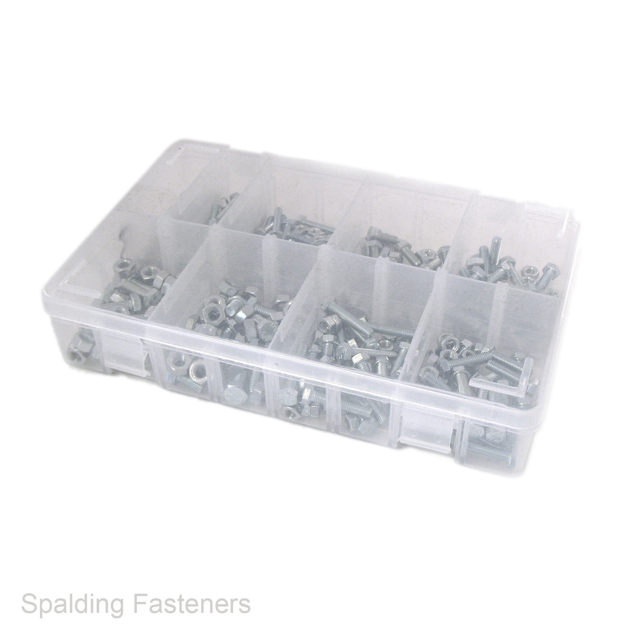 Assorted M4, M5 & M6 Metric Zinc Full Nuts & Set Screw Fully Threaded Bolts