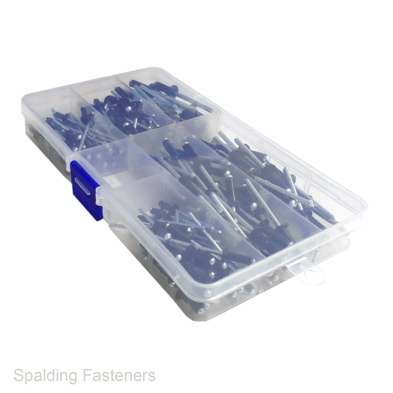Assorted Aluminium Black Pop Rivets