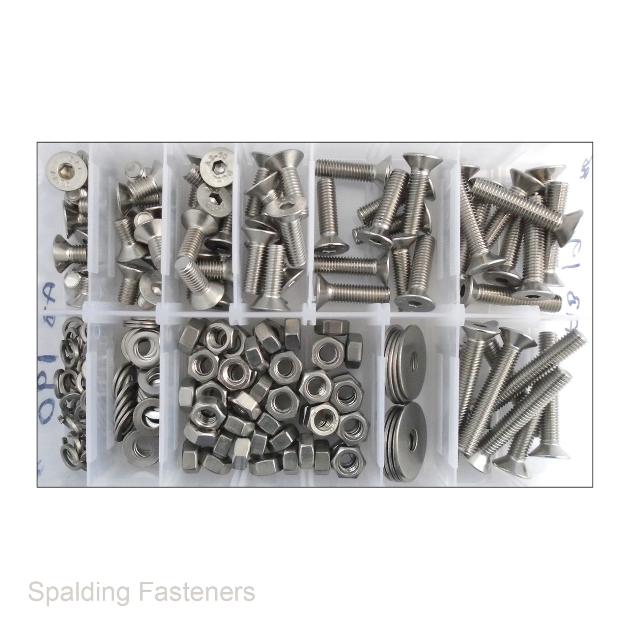 M8 A2 Stainless Countersunk Socket Screws (DIN 7991)