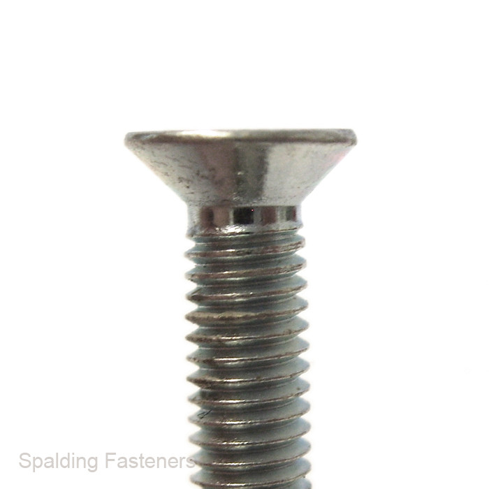 M8 Metric 4.8 Zinc Plated Steel Countersunk Pozi Head Machine Screws