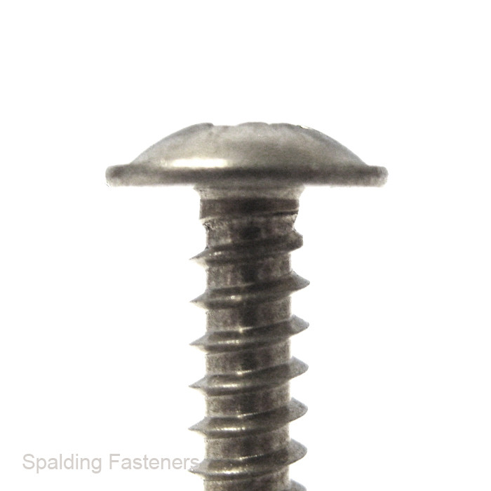 No.4 A2 Stainless Steel Pozi Flange Head Self Tapping Screws