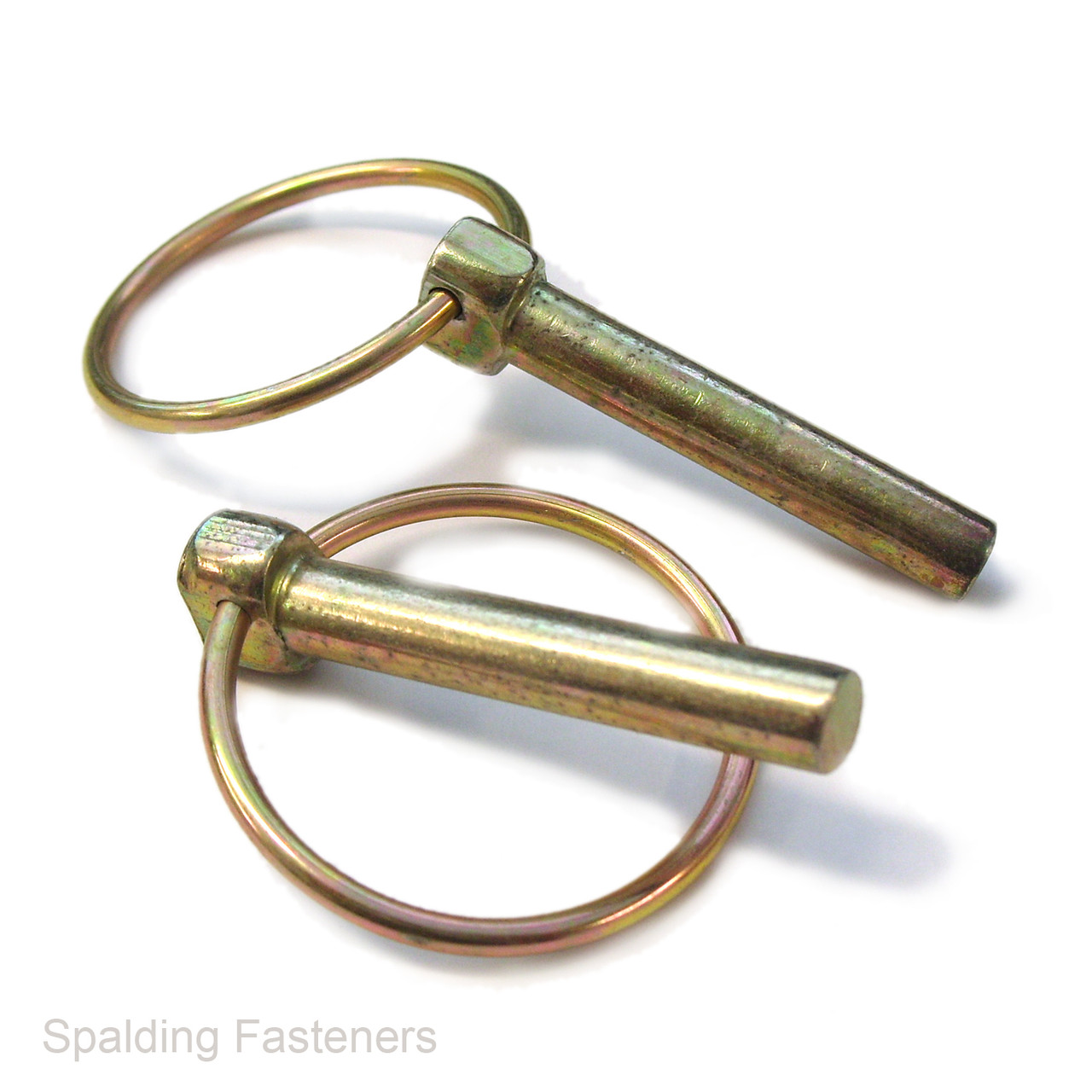 Metric Yellow Zinc Plated Steel Round Linch Pin Clips
