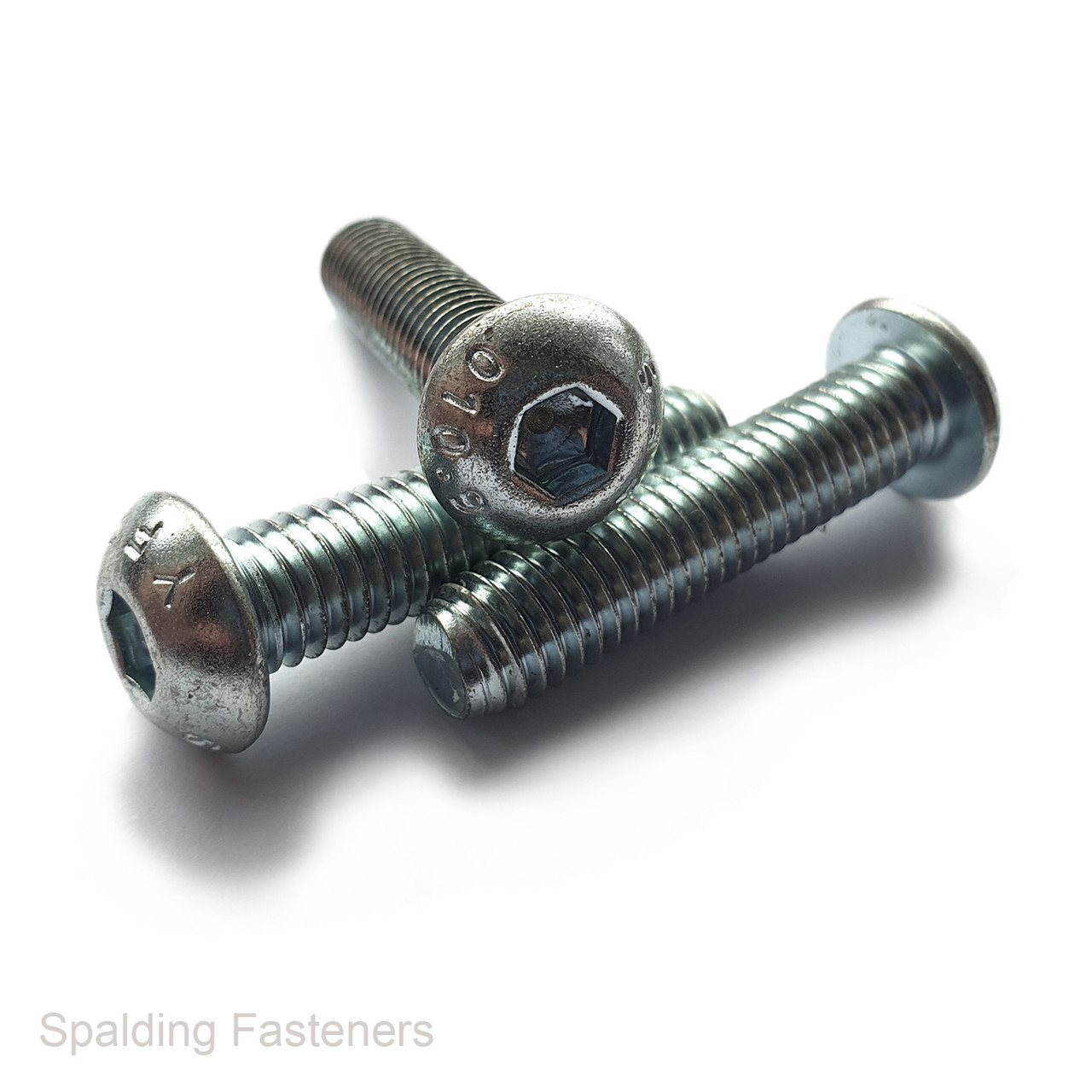M16 METRIC SOCKET BUTTON SCREWS 10.9 GRADE ZINC ISO 7380 