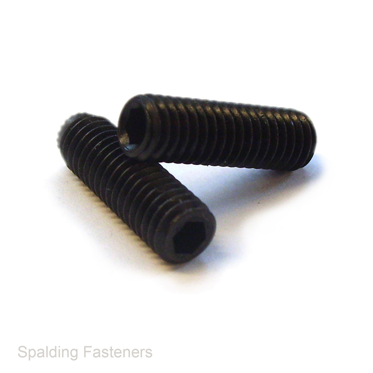 M6 Metric 12.9 Grade Self Colour Steel Socket Grub Screws
