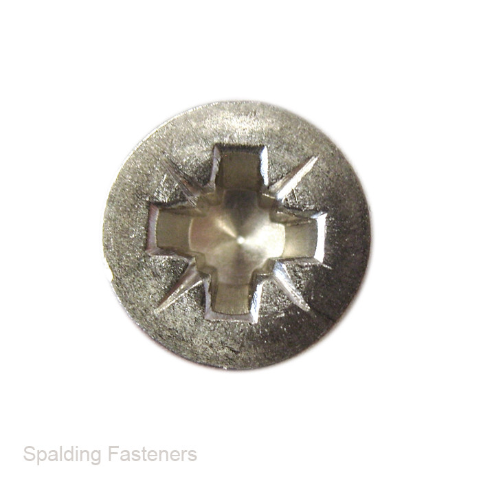 M6 Metric A2 Stainless Steel Raised Countersunk Pozi Head Machine Screws