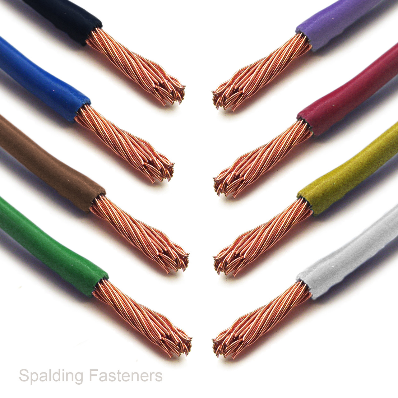 28/0.3 2mm x 25 AmpThin Wall Single Core Electrical Cable 1M Length