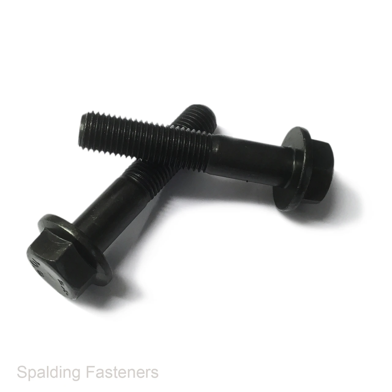 M10 Metric Fine 10.9 Grade Self Colour Steel Hex Flange Bolts