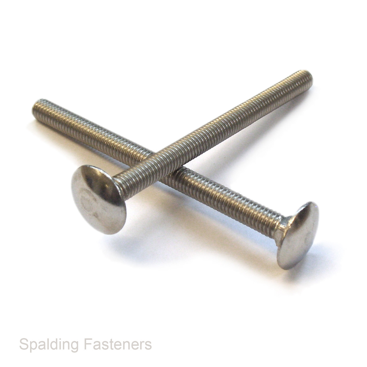 M10 Metric A2 Stainless Steel Mushroom Head Coach Bolts DIN603