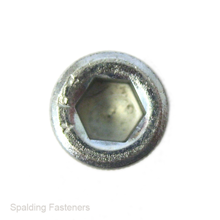 M6 Metric 12.9 Grade Zinc Plated Steel Socket Cap Set Screws