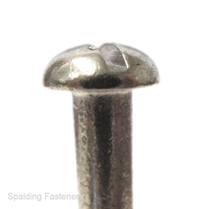 No.10 A2 Stainless Steel Round Slotted Head Wood Screws