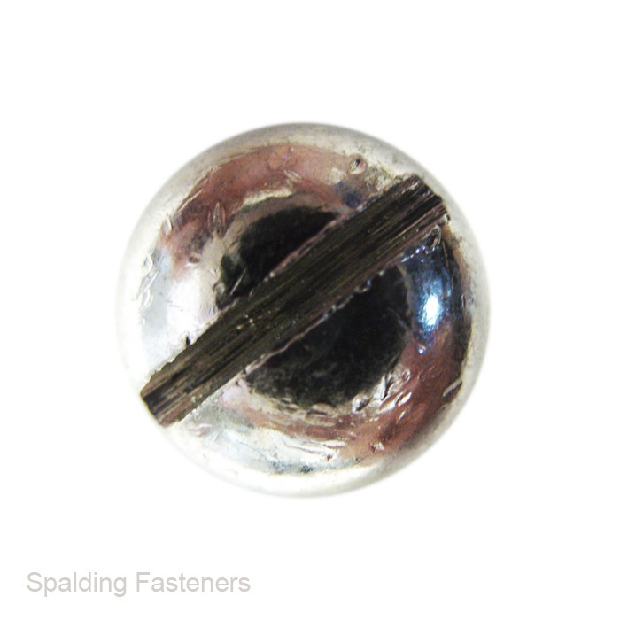 No.4 A2 Stainless Steel Round Slotted Head Wood Screws