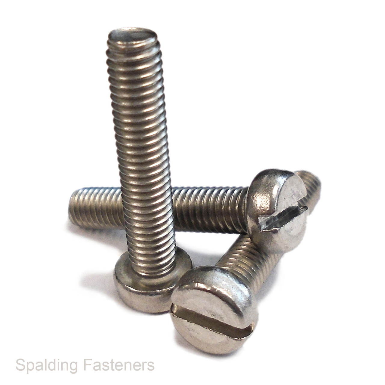 M2.5 Metric A2 Stainless Steel Cheese Slotted Head Machine Screws