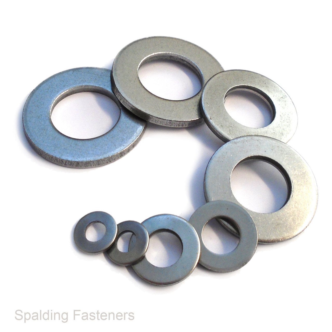 Metric Self Colour Steel Thick Flat Washers DIN125A