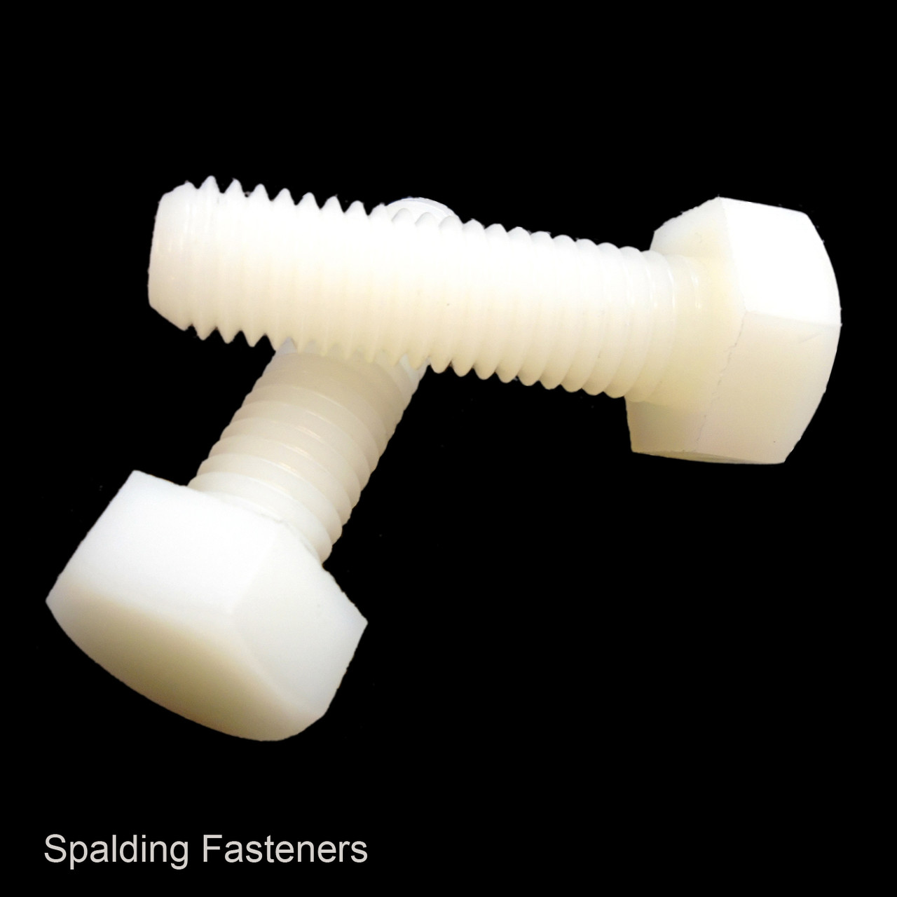 M6 Metric Nylon Plastic Bolts With Nuts & Washers
