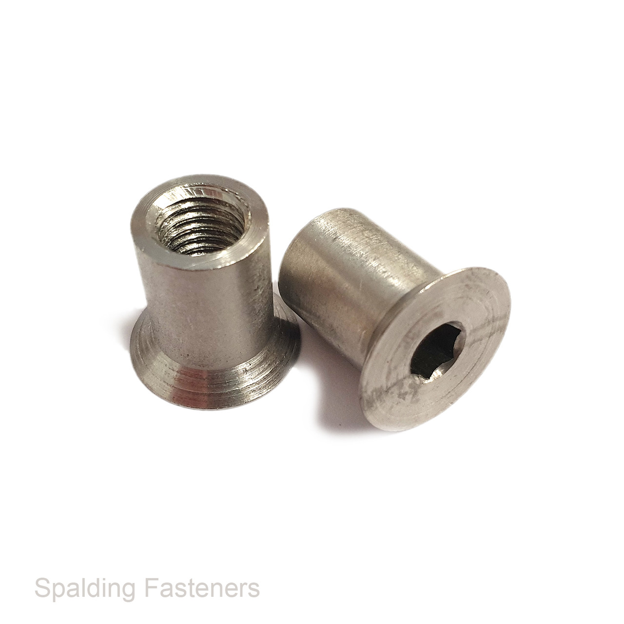 A1 Stainless Steel Metric Socket Countersunk Allen Sleeve Nuts