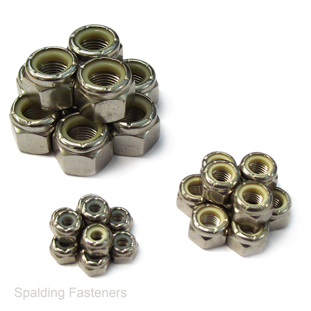 Whitworth Zinc Plated Nyloc Nuts