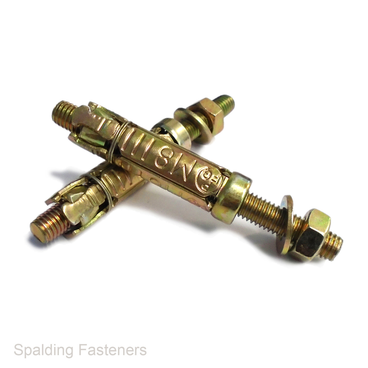 Masonry Shield M8 Metric Masonry Shield Anchor Studs with Nuts