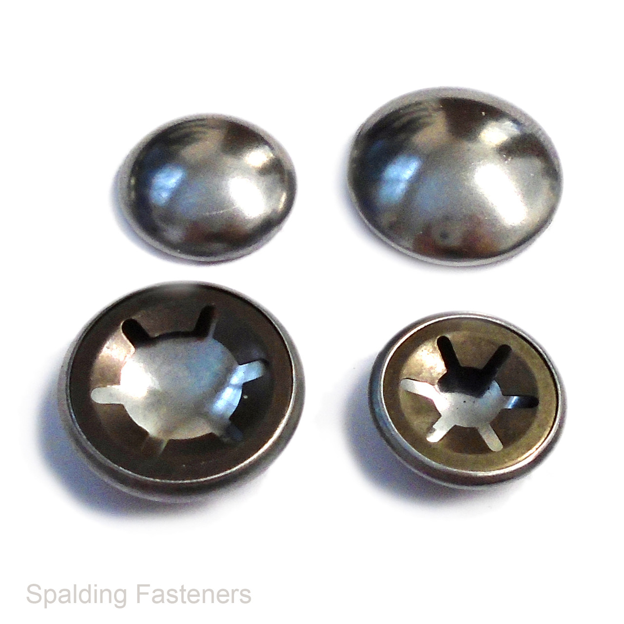 Zinc Metric Capped Flat Clip Starlock Washers