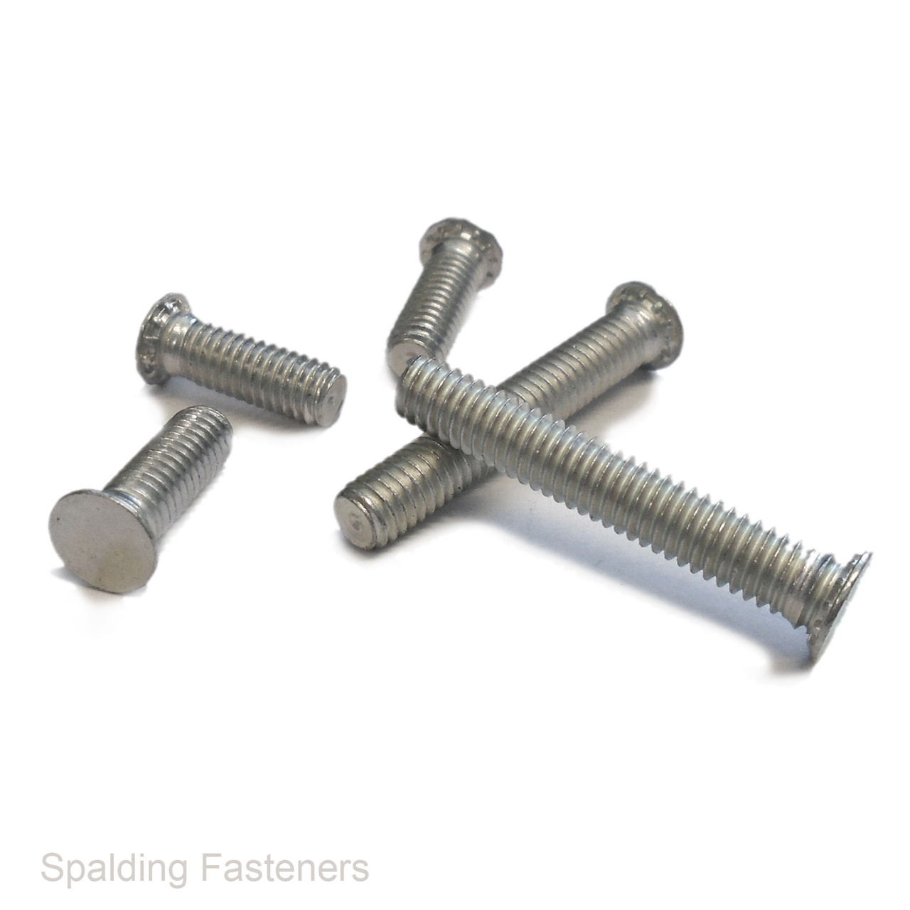 M6 Metric Self Clinching Zinc Plated Carbon Steel Threaded Flush Studs
