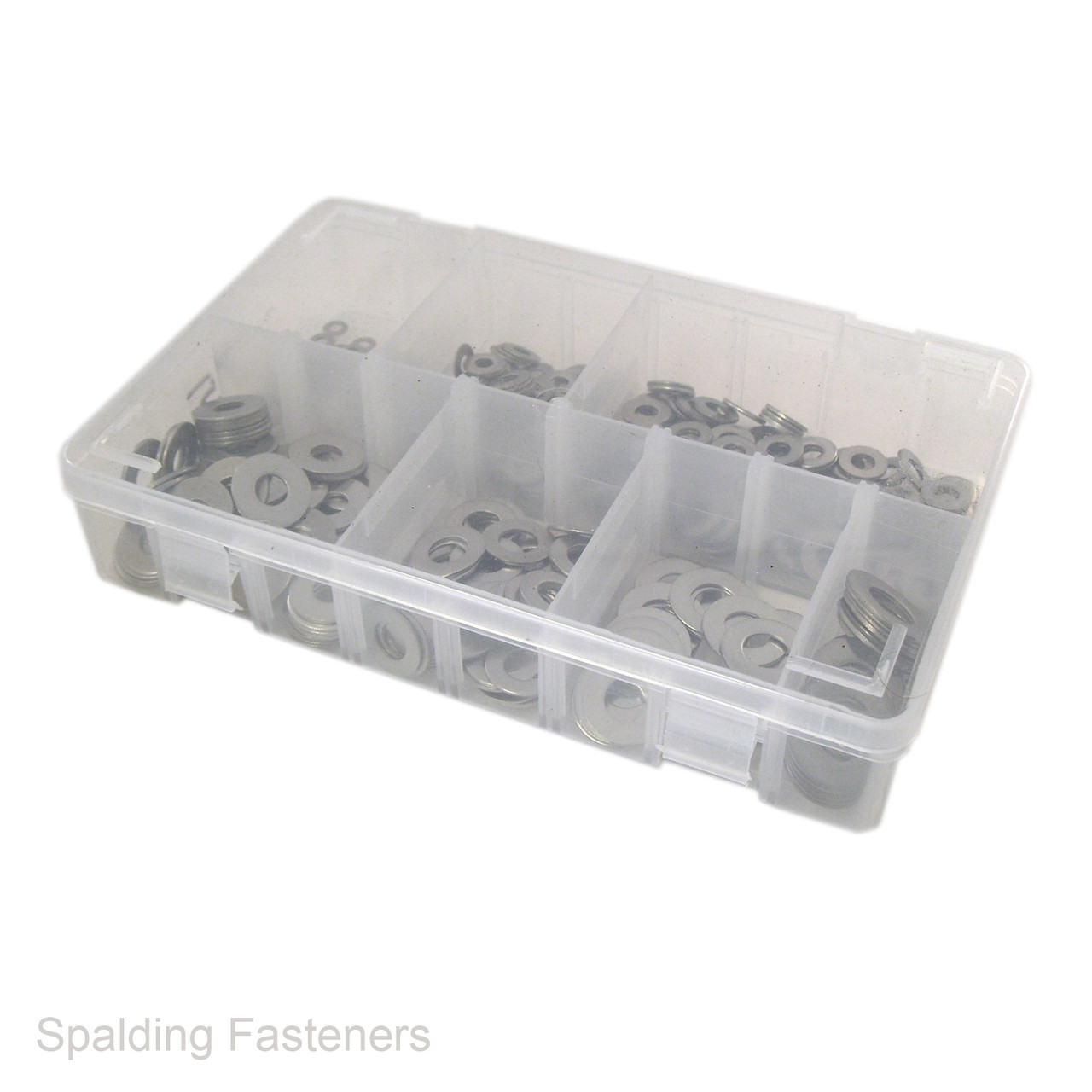 Assorted 1/8 To 1/2 Imperial A2 Stainless Steel Flat Washers