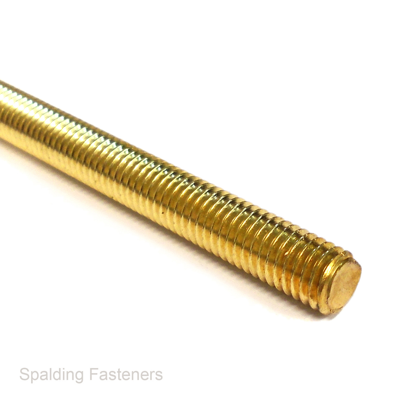 Metric Brass Threaded Bar - 1/3 Metre Length