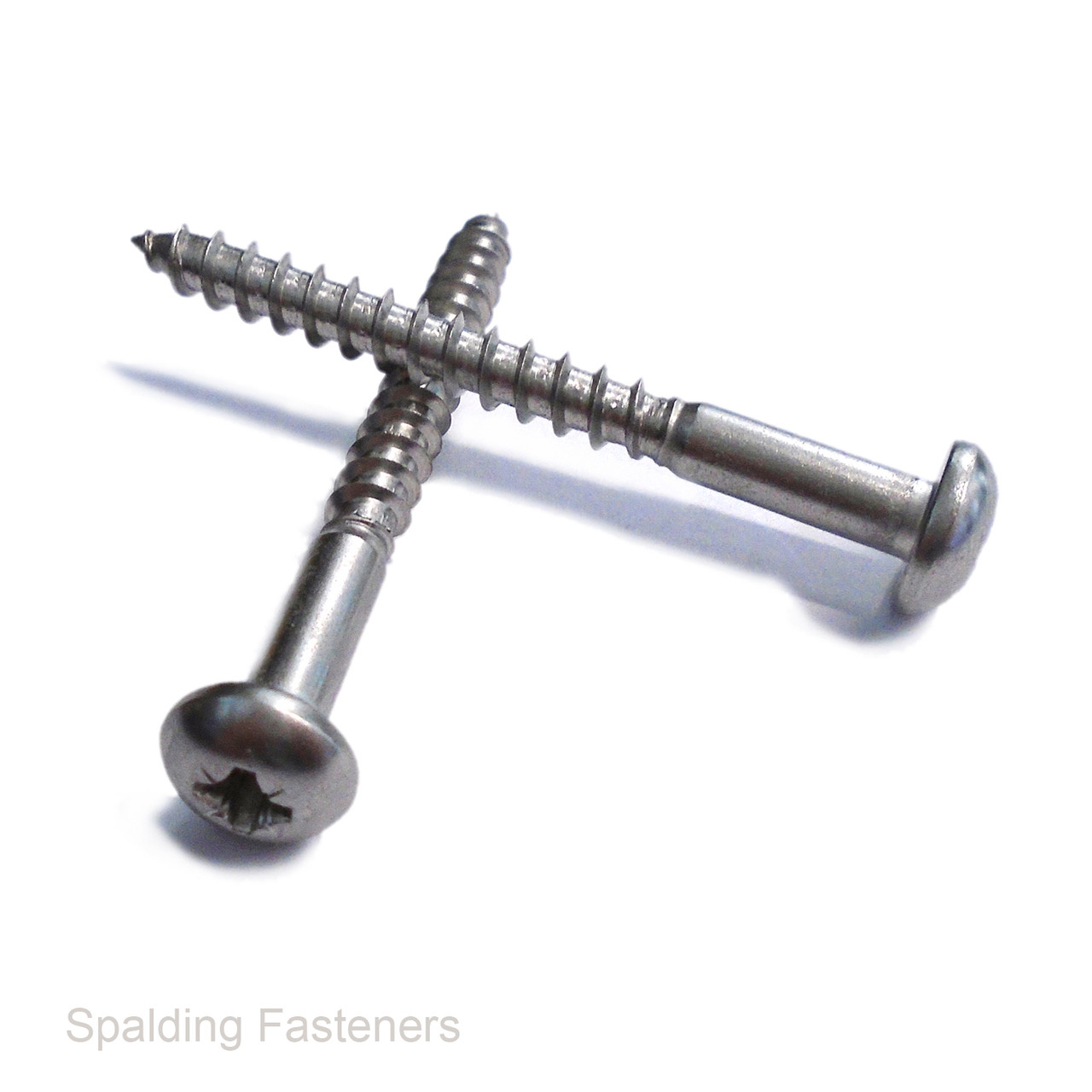POZI ROUND WOODSCREW DIN 7996Z A2 STAINLESS STEEL