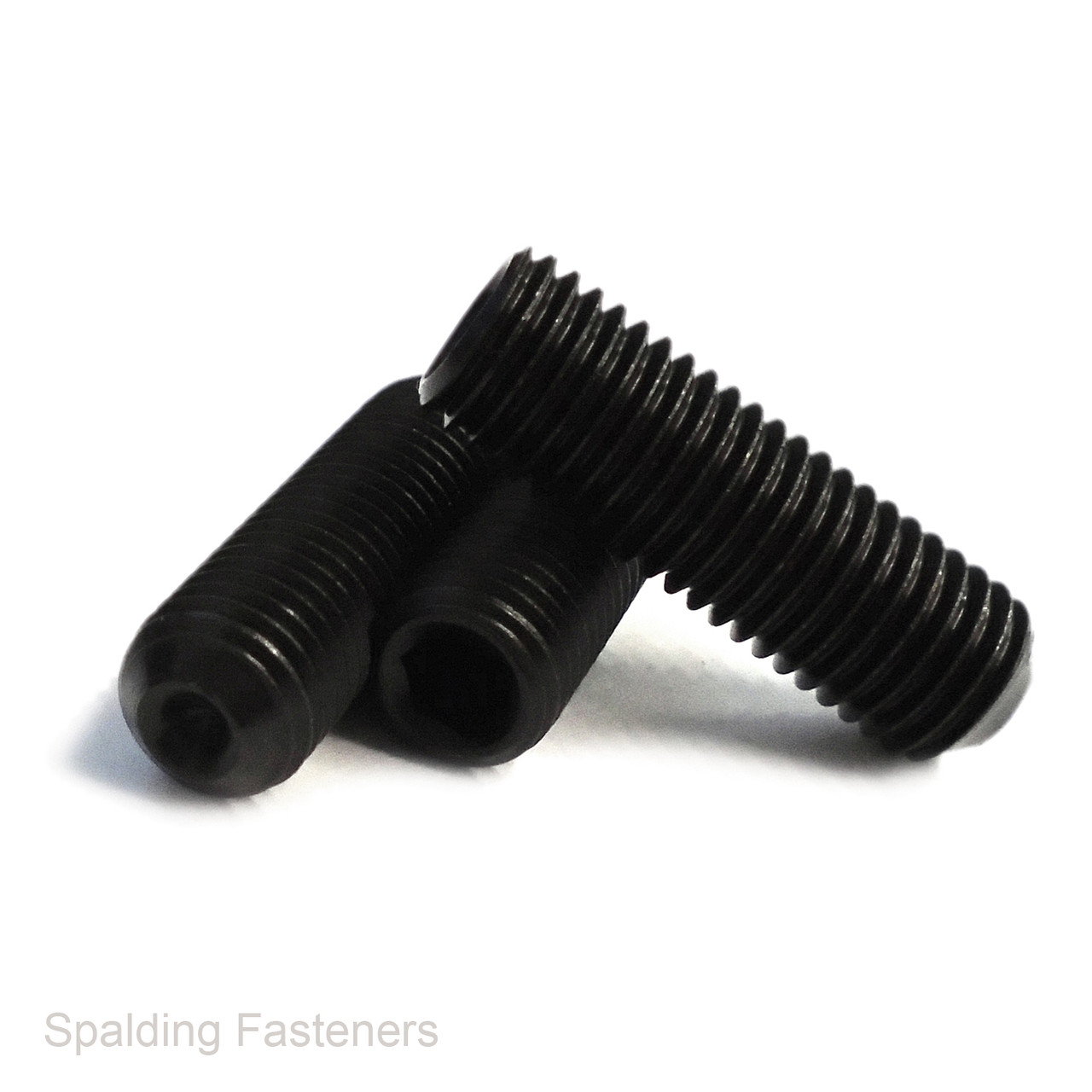 M6 X 0.75 Metric Fine Self Colour Steel Socket Cup Point Grub Screws