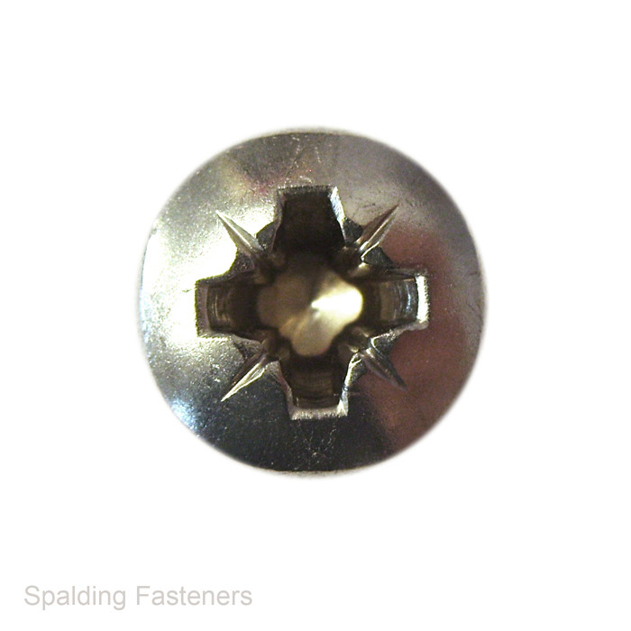 M3 Metric A4 Marine Grade Stainless Steel Pan Pozi Head Machine Screws
