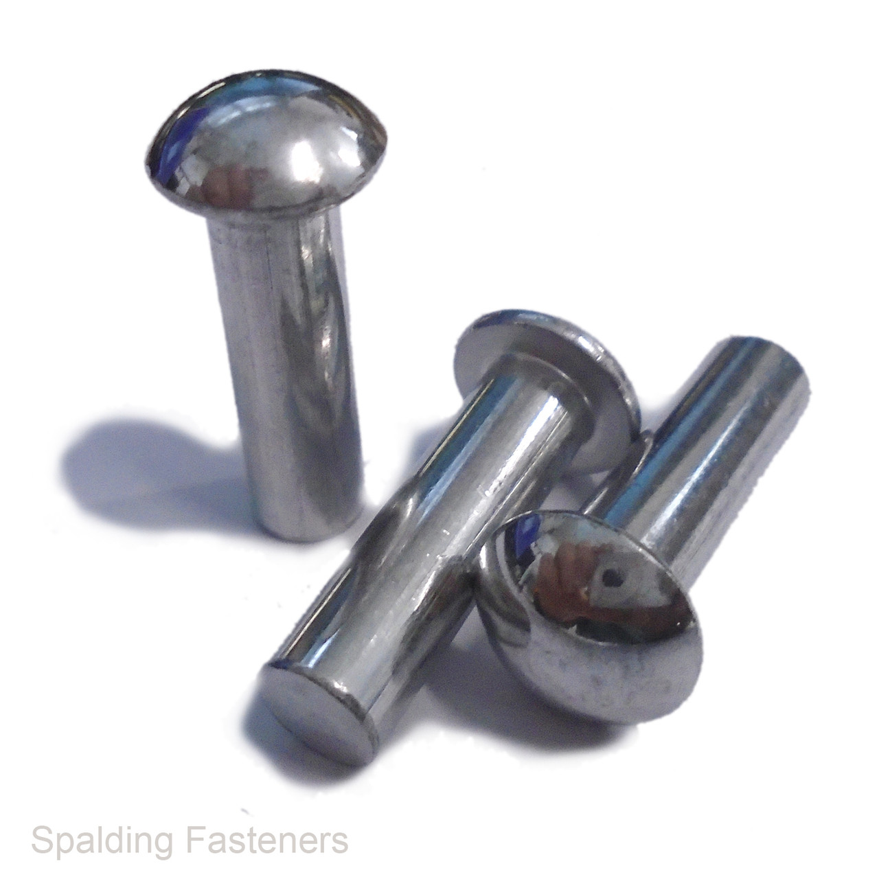5mm Aluminium Solid Round Head Rivets