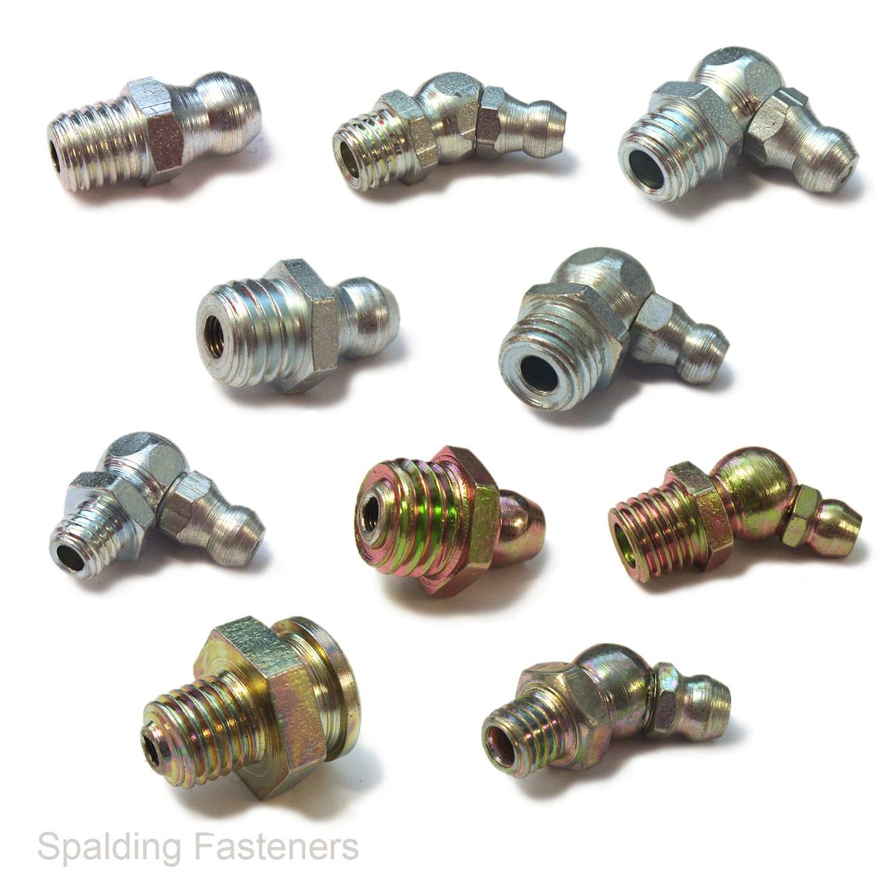 BSF Zinc Plated Steel Grease Nipples