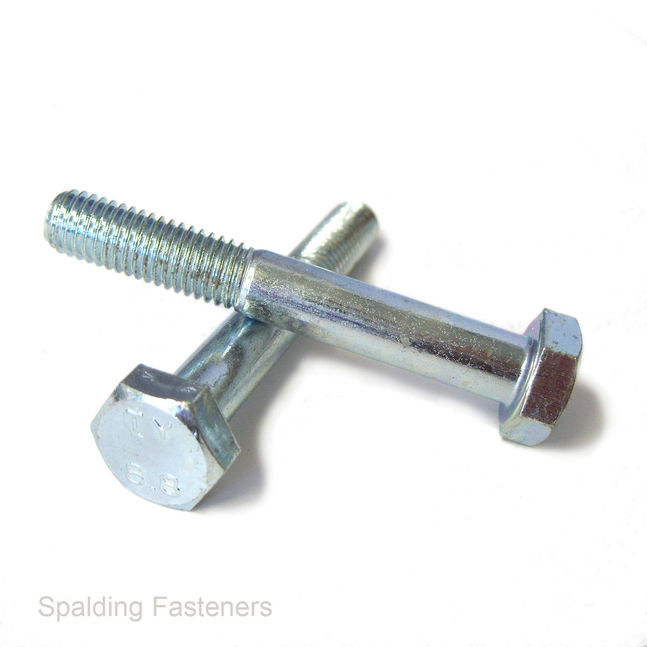 M12 ZINC PLATED STEEL 10.9 GRADE HEXAGON HEAD BOLTS DIN931