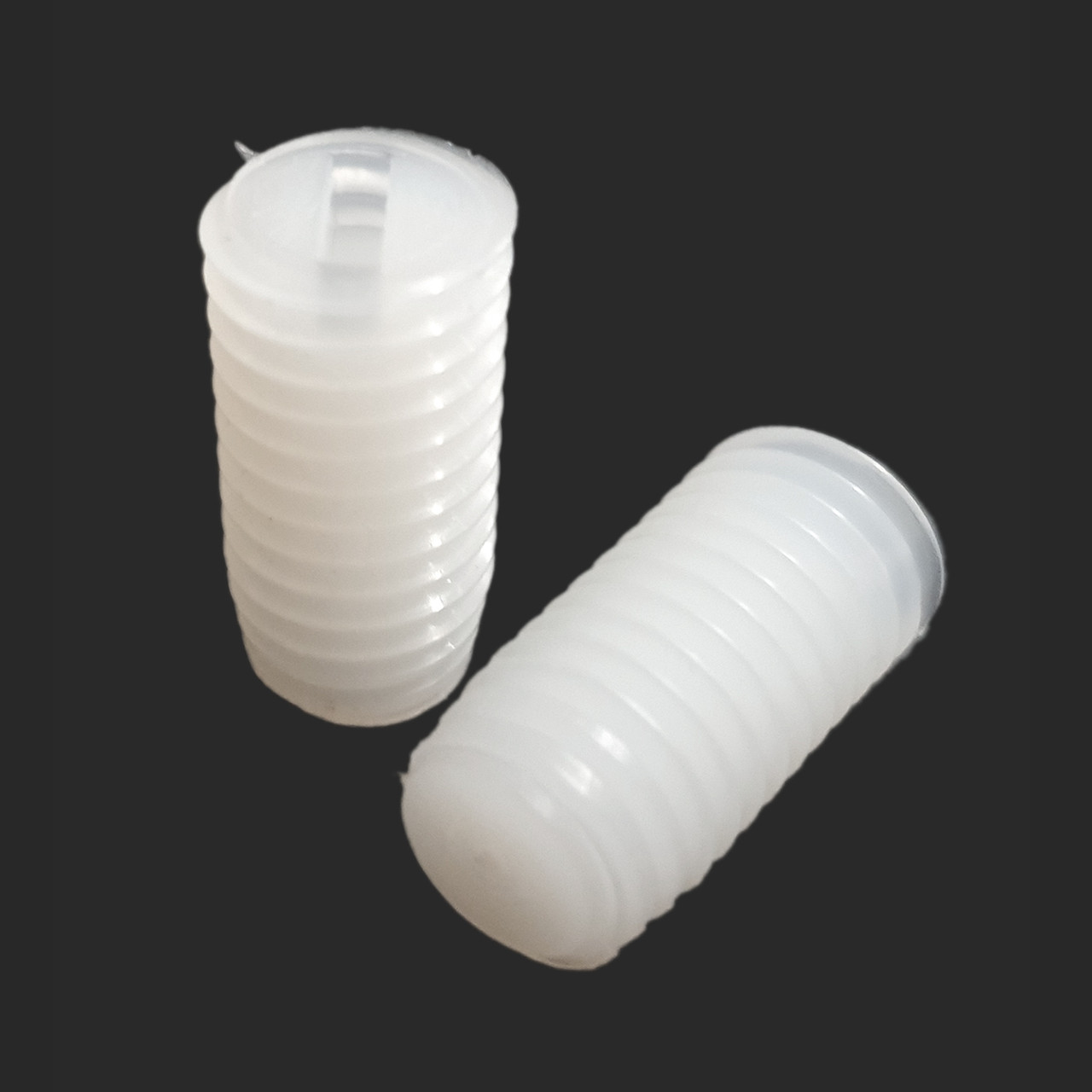 Metric Nylon Slotted Grub Screws