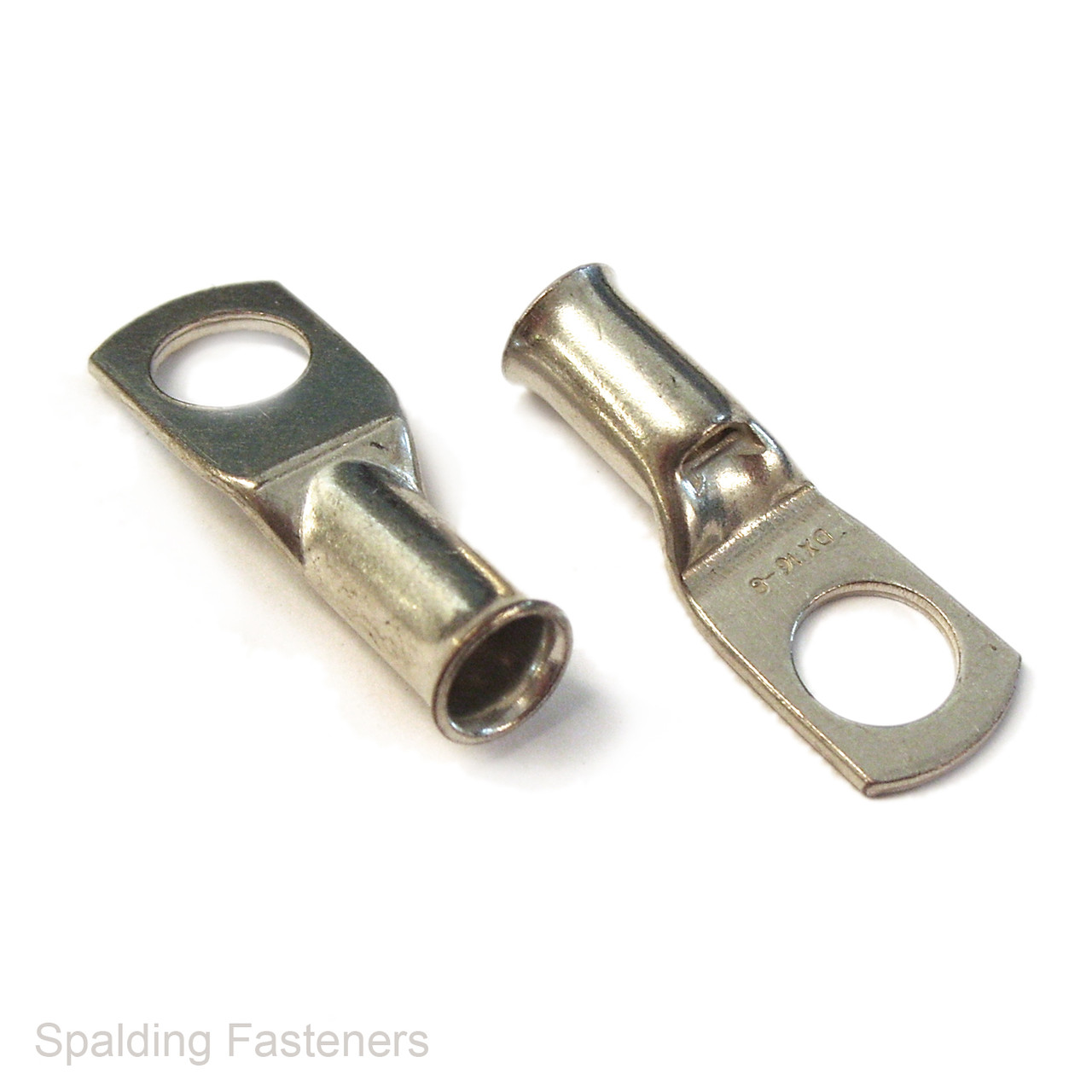 Tin Plated Copper Tube Terminals with Flared Entry Various Sizes