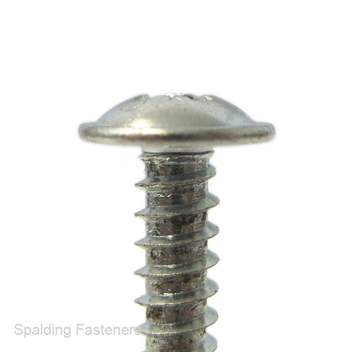 No.8 Zinc Plated Steel Pozi Flange Head Self Tapping Screws