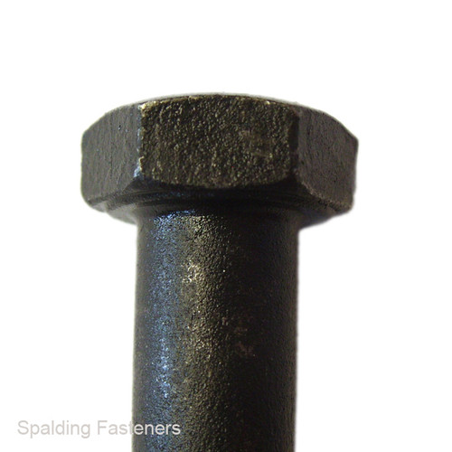 5/8" UNF 8.8 Grade 5 Self Colour Steel Black Part Threaded Hex Bolts