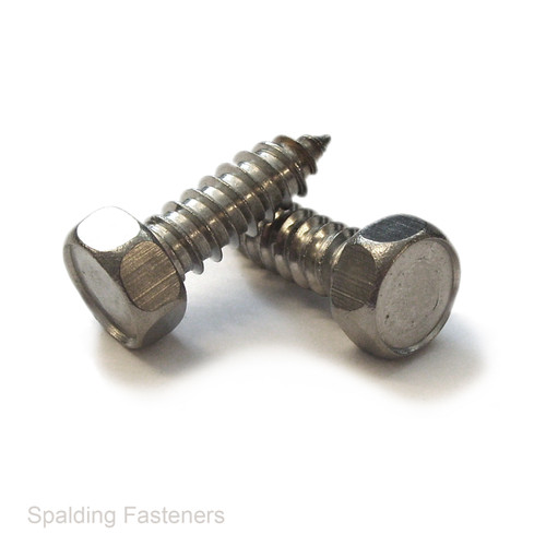No.8 A2 Stainless Hexagon Head Self Tapping Screws