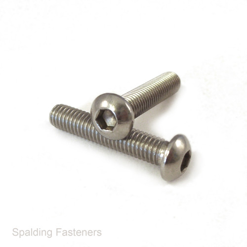 3/8" UNC Stainless Steel Allen Key Socket Button Head Machine Screws