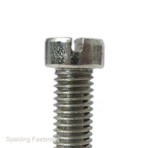 2BA BA Zinc Plated Steel Cheese Slotted Head Machine Screws
