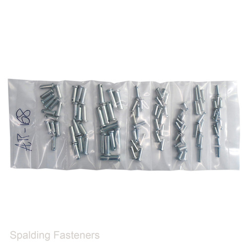 Assorted Zinc Metric & Imperial Clevis Pins