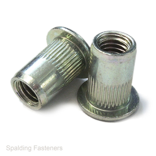Assorted M3, M4, M5, M6, M8 & M10 Metric Zinc Plated Nutsert Rivnut Rivet Nuts