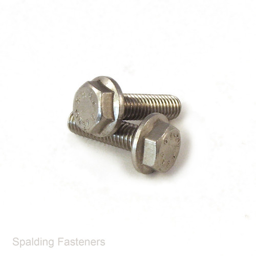 Assorted M8 Stainless Steel Hex Flange Set Screw Bolts With Nuts & Washers