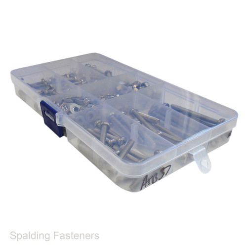 Assorted Metric M4 Stainless Pan Pozi Machine Screws, Nuts & Washers